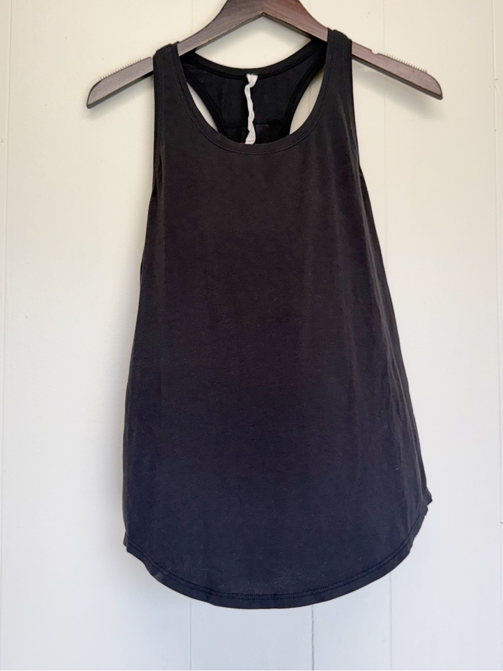 LULULEMON Love Tank Top Pleated Black Size 6 - Picture 4 of 10